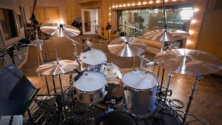 Joe Carrell's Nashville Studio Drum Setup at Treasure Isle