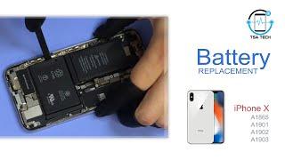 iPhone X Battery replace (A1865, A1901, A1902, A1903) | TSA Tech