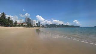 Deserted beach of Vietnam | Northern Beach walking in Nha Trang without tourists and without people