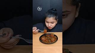 60 SECOND Manchurian Challenge | SpicyManchurian Eating #shorts #foodchallenge