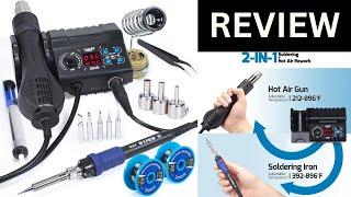 WEP Soldering Iron Station 2-IN-1 SMD Hot Air Rework Station