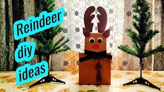 Reindeer Craft For Christmas | Reindeer Craft | Easy Christmas decoration ideas