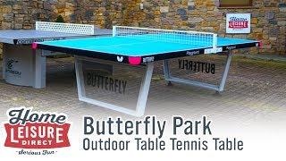 Butterfly Park Outdoor Table Tennis Table