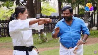 Sempai Neena in Uppum Mulakum Televsion episode as a Karate Instructor