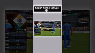 Bumrah denger delivery  |boom boom  | #realcricket24 #shorts #youtubeshorts