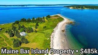 Maine Waterfront Property For sale | $485k | Bar Island Maine | Real Estate In Maine | 2.5 Acres