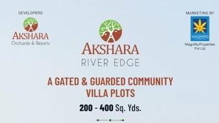 AKSHARA RIVER EDGE PREMIUM VILLA PLOTS 9885104141