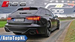 2020 AUDI RS6 C8 | 0-305km/h ACCELERATION TOP SPEED & EXHAUST SOUND by AutoTopNL