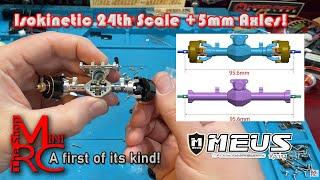 Meus Isokinetic Double Jointed 3-Section CVD Axles for the SCX24!