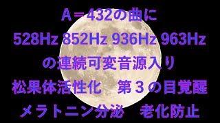 10時間 松果体活性化 第3の目覚醒 本物の奇跡が起きるミラクルサウンド 幸せをあなたに