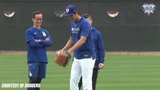 Blake Snell, Tanner Scott, Kirby Yates 1st Look! Sasaki, Ohtani, Dodgers Spring Training BTS Day 2!