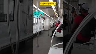 The Best Metro Train In Africa #africa #travel #lagos #shorts