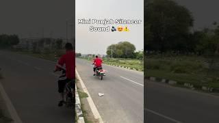 Bullet Mini Punjab Silencer Sound  On Highway  | #sound #bulletlover