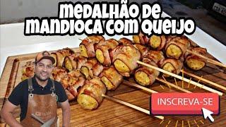 MEDALHÃO DE MANDIOCA COM QUEIJO