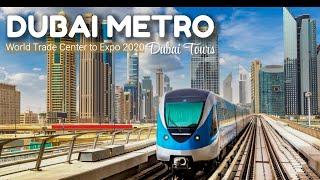 Dubai Metro Complete Tour | A Scenic Ride Experience in the City ! Dubai UAE