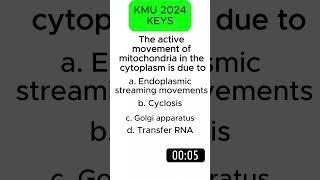 KMU 2024 mdcat biology mcqs Keys PMDC#shorts #biology #mdcat #pmdc #mdcatmcqs #mdcat2024 #mdcatleak