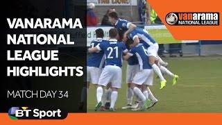 Vanarama National League Highlights Show: Matchday 34