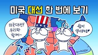 [3분차이] 미국 대선제도 쉽게 알아보기 | 미국대선 |