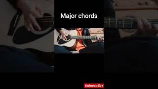 Major chords #music #guitar #youtubeshorts #shorts #guitarcover