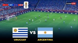 LIVE : URUGUAY vs ARGENTINA - CONMEBOL FIFA World Cup 2026 Qualifiers | Full Match | PES Simulation