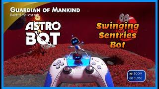 Astro Bot: Serpent Starway, Swinging Sentries Bot location