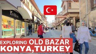 Street Walk Old Bazar Konya || Most Beautiful Bazar of Konya || Bedesten Çarşı Konya ||