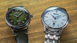 Two New Crazy Dial Seikos For A Nice Price - Seiko Presage SRPF41 & SRPF53