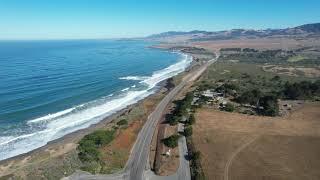 Drone Aerial Tour of Cambria Coast, California