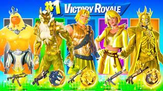 The RANDOM GOLD Skin BOSS Challenge in Fortnite! (Hades,Posiedon,Cerberus,Zeus,Aphrodite)