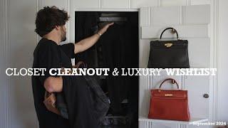 Closet Cleanout & Updated Luxury Wishlist | The Row, Hermès, Lemaire, YSL, AMI, etc.