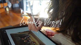 Week in life of Harvard Medical School student #VLOG | Living alone | Exam prep diary #harvardvlog