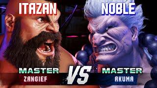 SF6 ▰ ITAZAN (Zangief) vs NOBLE (Akuma) ▰ High Level Gameplay