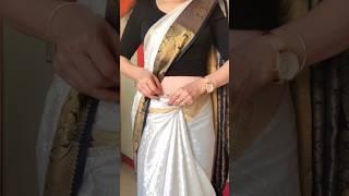 Saree draping tips for beginners//#pallu #saree #sareepallu #5minsareedrape #pleats #loveyourlook