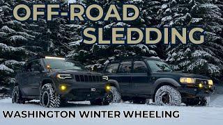 Washington Winter Snow Wheeling/Jeep Grand Cherokee & Toyota 80 Series Land Cruiser