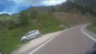 Discesa al passo Manghen (TN) PARTE 1