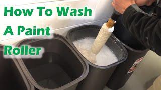 How to wash a paint roller quickly