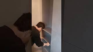 Tile installation P365#shorts