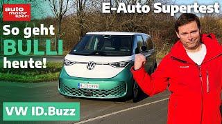 VW ID.Buzz: So geht BULLI heute! - E-Auto Supertest mit Alex Bloch | auto motor und sport