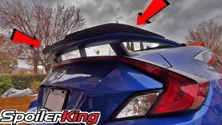 Spoiler King Flap Install | 10th Gen Civic Si