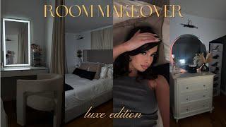 luxe room makeover | soft clean and classy 