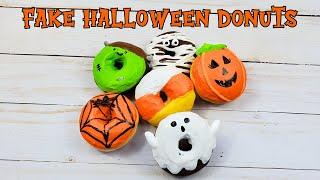 FAKE DONUTS HALLOWEEN CRAFT