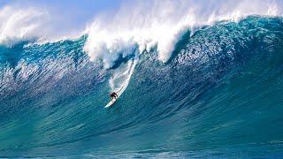 BIG WAVE SURFING COMPILATION  ** BALLS TO THE WALL ** 2017