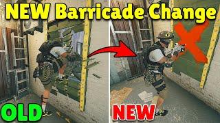 R6S Community is ANGRY Over This *NEW* Barricade Change! - Rainbow Six Siege