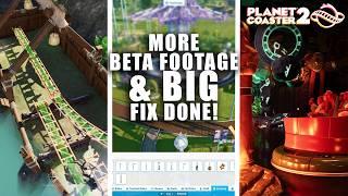 YES! They fixed it! And great new Beta Footag! Planet Coaster 2 Update!