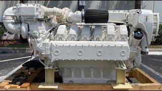 MAN D2862LE436, Marine Diesel Engine, 1800 HP @ 2300 RPM (Test #1)