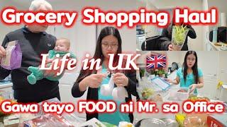 LIFE IN UK | GROCERY SHOPPING HAUL | GAWA TAYO BAON NI MR. sa WORK | FILIPINA BRITISH COUPLE