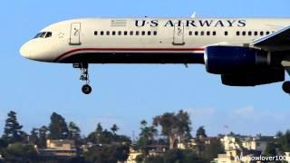 US Airways Boeing 757-200 Sunset Landing San Diego