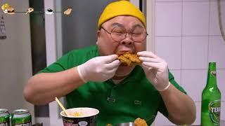 Fried Chicken Eating show | Real Sound | Amazing Talent |