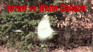 Arrow vs Water Balloon in Super Slow Motion | Olympic Recurve Archery