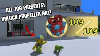 UNLOCK PROPELLER HAT! ALL 109 PRESENTS in WOBBLY LIFE! PS4/PS5/Xbox/PC